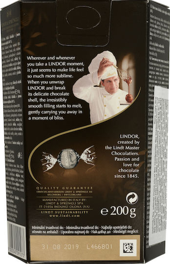Lindt Leckereien aus Schokolade Dunkelheit 200gr 1Stück