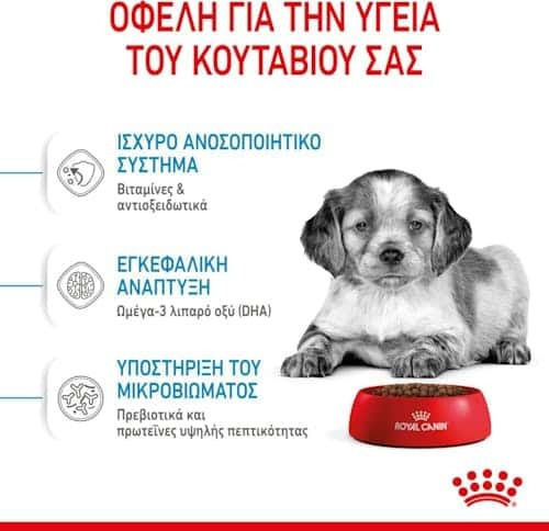 Royal Canin Puppy Medium 4kg Dry Food for Medium Breed Puppies with Poultry