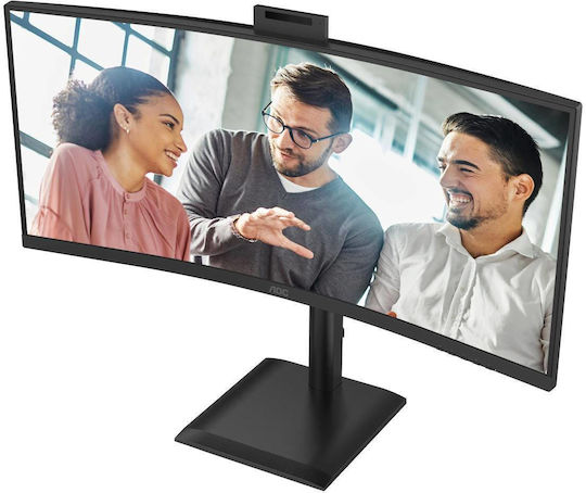 AOC CU34E4CW Ultrawide VA HDR Curved Monitor 34" QHD 3440x1440 with Response Time 4ms GTG
