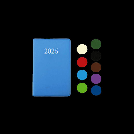 Agendă 2026 de Buzunar 8,6x12,7 Plastic
