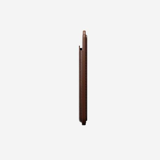 Nomad MagSafe Θήκη Καρτών Horween σε Καφέ χρώμα