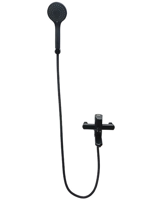 Sabrina Mischung Bade- / Duscharmatur Badewanne Komplettes Set Schwarz