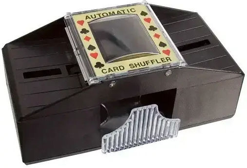 Card Shuffler Plastic Black 20.5x10cm 1pcs