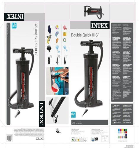 Intex Handpumpe für Aufblasbare Doppelwirkend