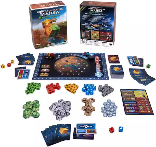 Board Game Terraformation of Mars: The Church Game for 1-4 Players 14+ Years Old (PL) Rebel
