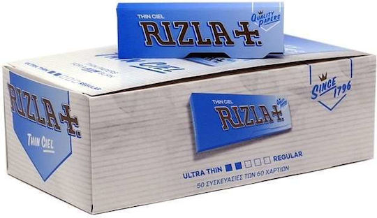 Rizla Thin Ciel Χαρτάκια Στριφτού Τσιγάρου 60 φύλλα 50τμχ