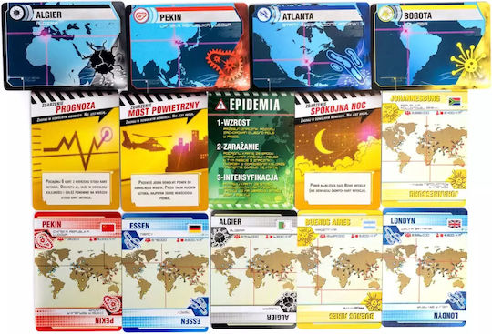 Board Game Pandemic for 2-4 Players 10+ Years Old (PL) Rebel