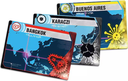 Board Game Pandemic for 2-4 Players 10+ Years Old (PL) Rebel