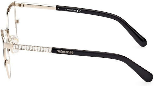 Очила Swarovski Жени Sk5475-53001 Леща Мост Рамка 53 18 140 мм