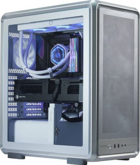 CoolerMaster MasterFrame 500 Mesh Midi Tower Κουτί Υπολογιστή Ασημί