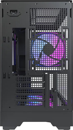 Montech King 15 Pro Gaming Mini tower Carcasă Calculator cu Fereastră Laterală Negru