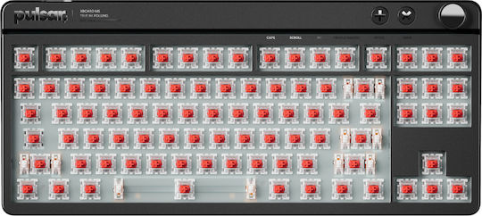 Pulsar Gaming Mechanical Keyboard Tenkeyless with Cherry MX2A Red switches and RGB lighting (English US)
