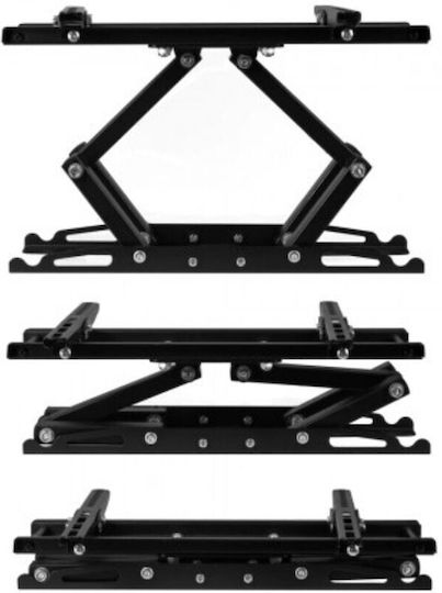 Hausberg HB H 06LCD Suport TV de perete cu braț până la 70" și 50kg Negru