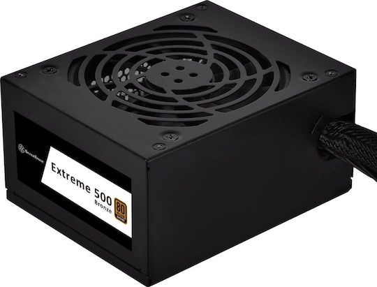 Silverstone 500W Schwarz Computer-Netzteil Voll verkabelt 80 Plus Bronze (SST-EX500-B)