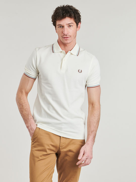 Herrenblusen Polo Kurzarm T-Shirts Beige