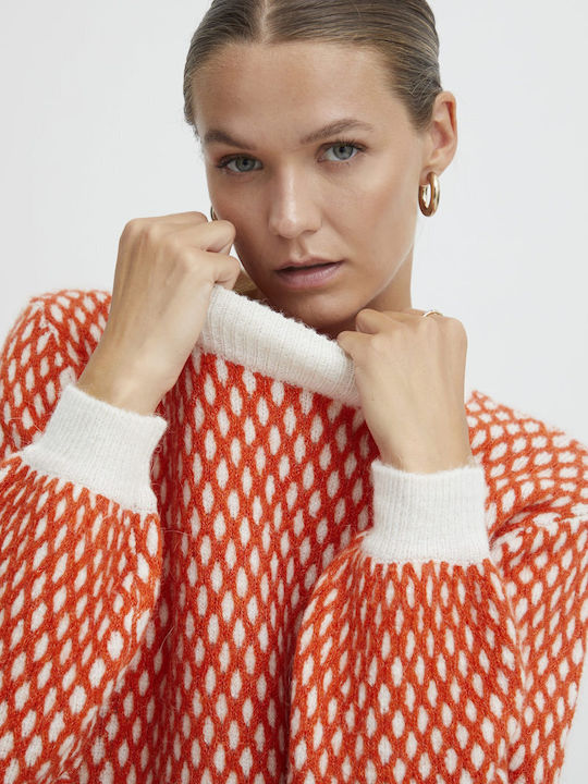 Kamara Women's Long Sleeve Sweater Orange