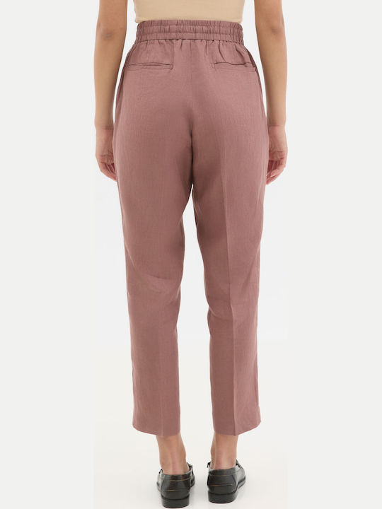 Hose in Entspannter Passform Pink