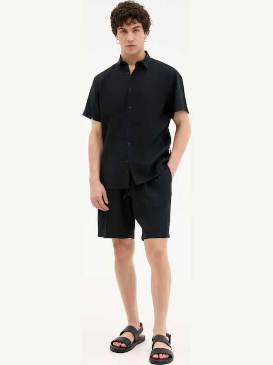 Cu mânecă scurtă In Cămașă Black