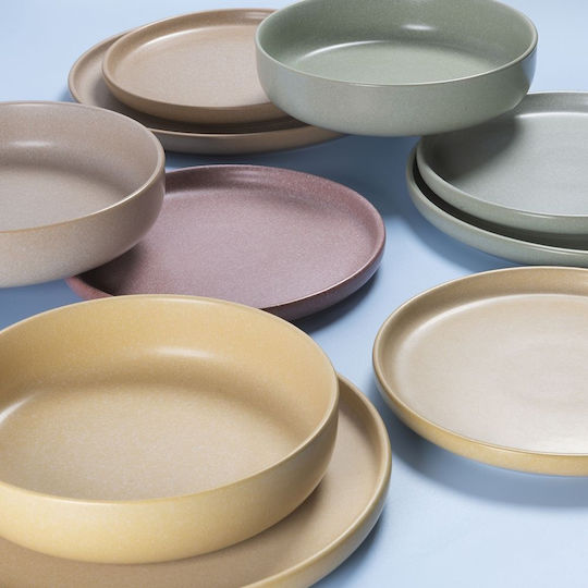 Villa D'Este Berlin Farfurie Deșert Ceramică Gri 6buc Villa D'Este Berlin Farfurie Deșert Ceramică Gri 6buc