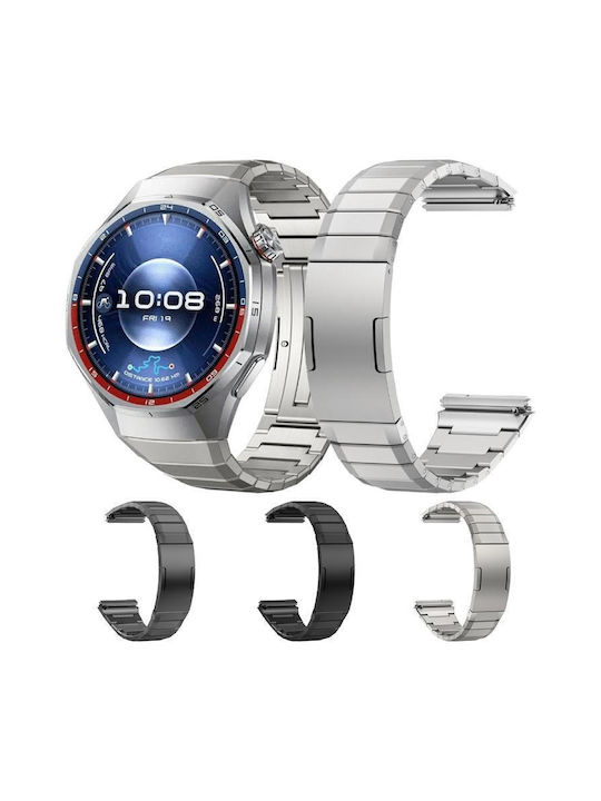 Λουράκι Κράμα Τιτανίου Huawei Watch Gt 6 Pro Πτυσσόμενη Αγκράφα Τιτάνιο