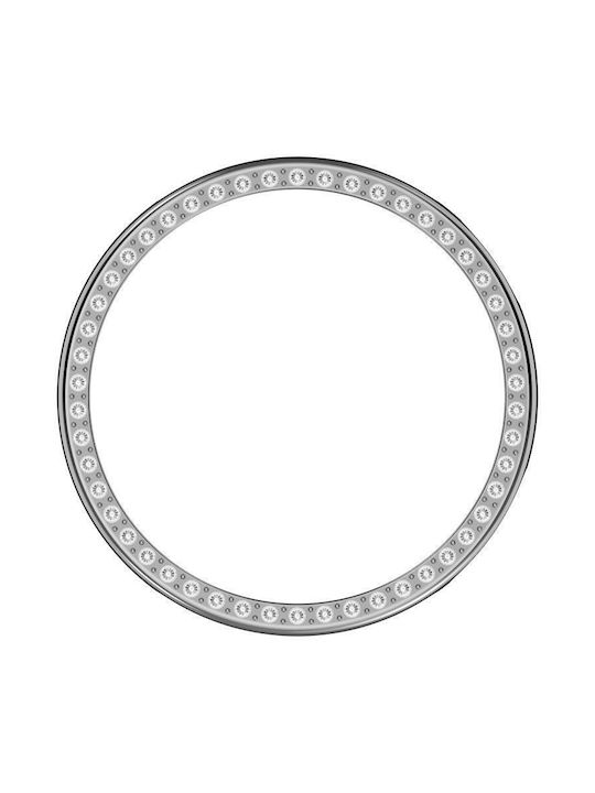 Protecție Husă Acoperire Un Singur Rând Diamante Xiaomi Watch S4 41mm Argintie
