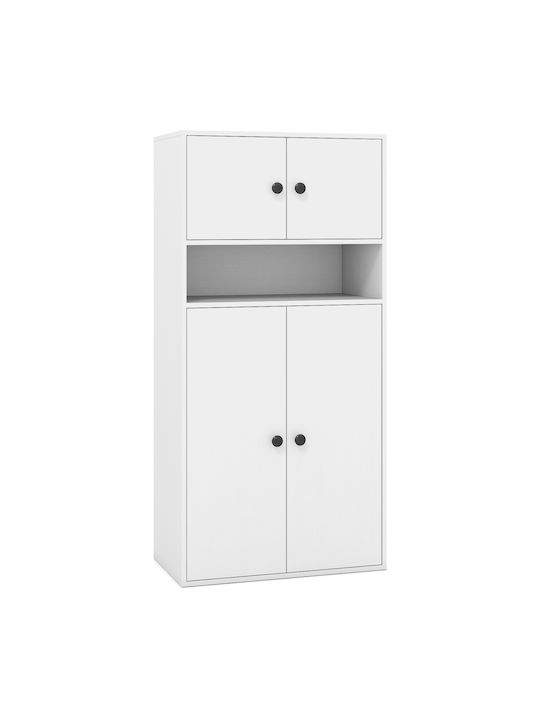 Βιβλιοθήκη Λευκή 111x54x30εκ.