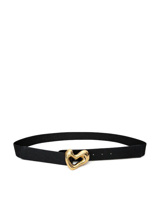 Leder Damen Gürtel Schwarz