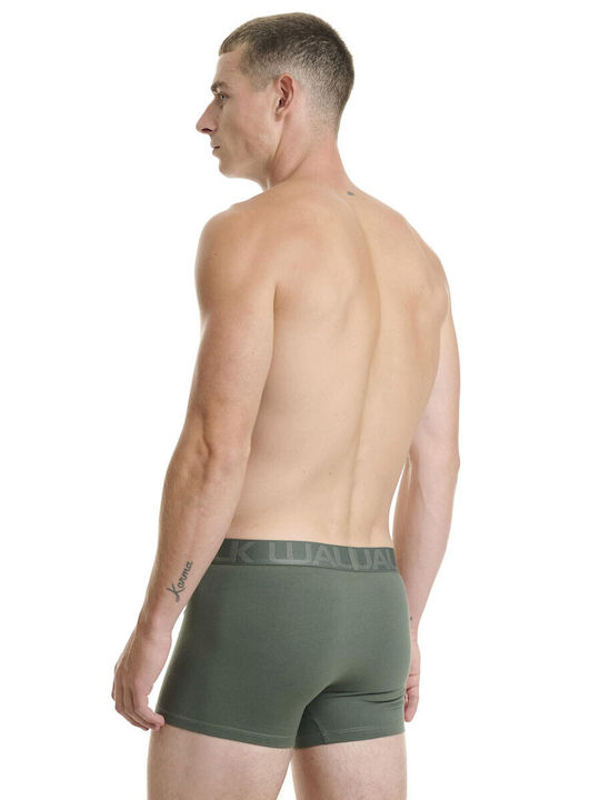 Ανδρικά Μποξεράκια Χακί, Καφέ, Μαύρο 3Pack