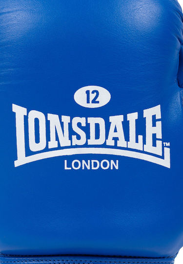 Lonsdale Boxhandschuhe Leder für Kampf Blau