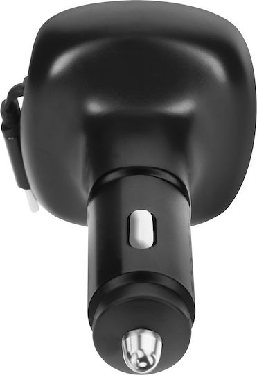 Linq 20w Usb-c Usb Qc 3 Car Charger0 Led Ring Type-c Cable 30w Black