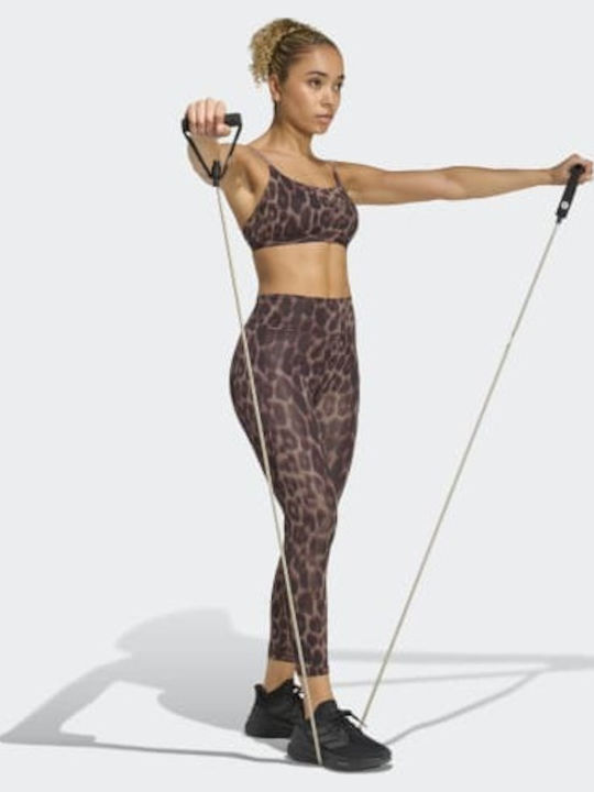 Optime Essentials Schulung Frauen Gekürzt Leggings Leopard
