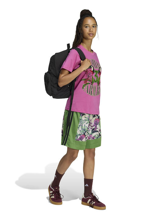 Farm Gfx Women's Sports T-shirt Fuchsia