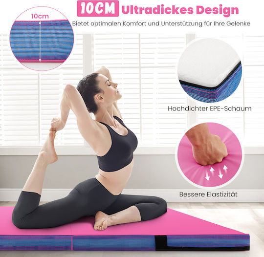 Costway Exercise Mat Pink (122x122x10cm)