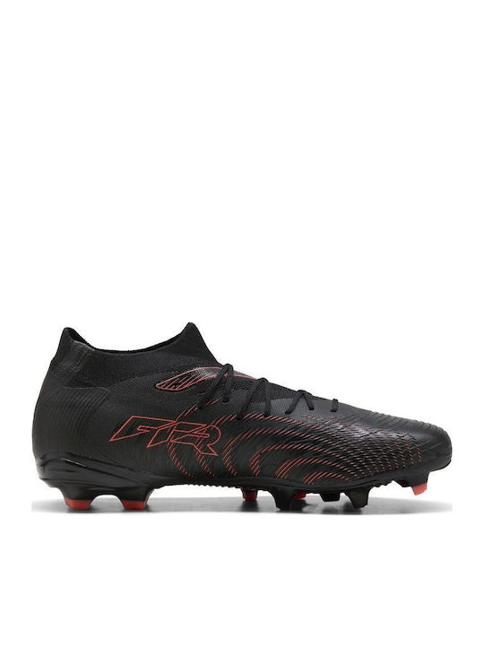 PUMA Future Football Shoes with Cleats FG/AG Black PUMA Future Football Shoes with Cleats FG/AG Black