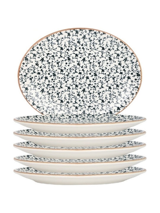 Bonna Calif Farfurie joasă Oval din Porțelan 31x24cm