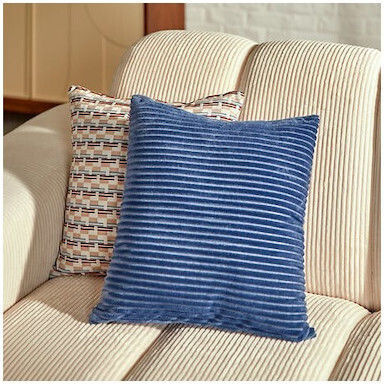Atmosphera Perna De Canapea Fleece Albastră 38x38cm