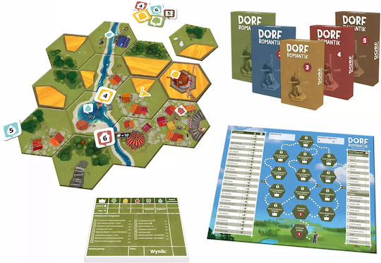 Board Game Dorfromantik for 1-6 Players 8+ Years Old (PL) IUVI Games