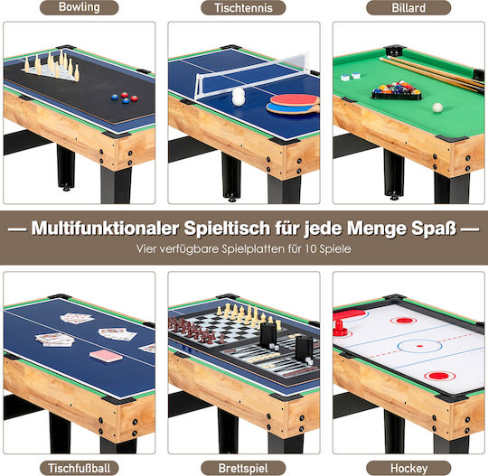 Costway Wooden Air Hockey Tabletop