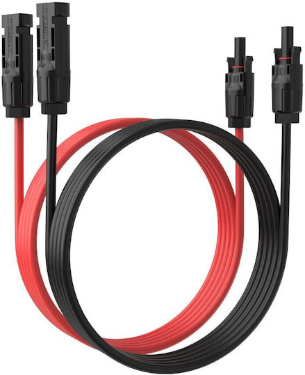 Solar Verlängerungskabel 2x9 M Rot Schwarz Ip67 Selbstsperrende Stecker