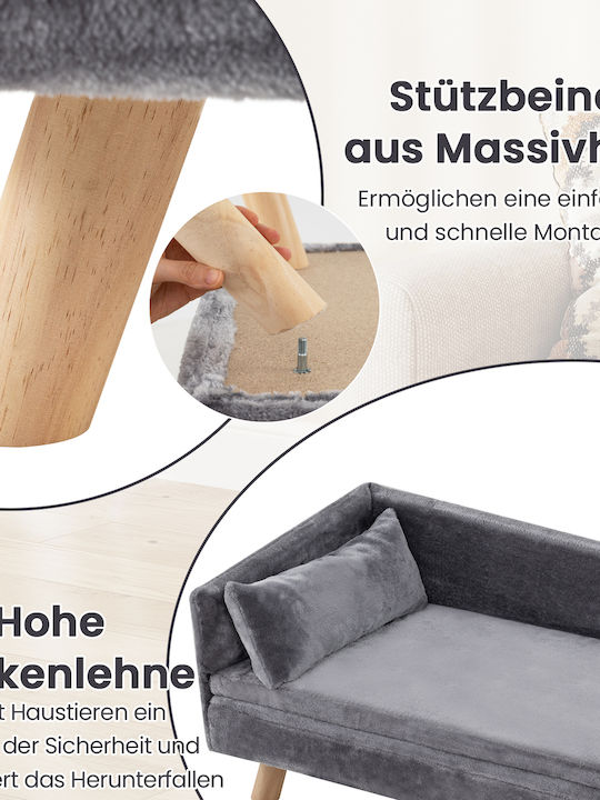 Costway Sofa für Hunde Gray 81x51cm