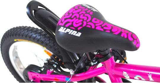 Alpina 14" Детски Велосипед BMX с Алуминиева рамка Розов