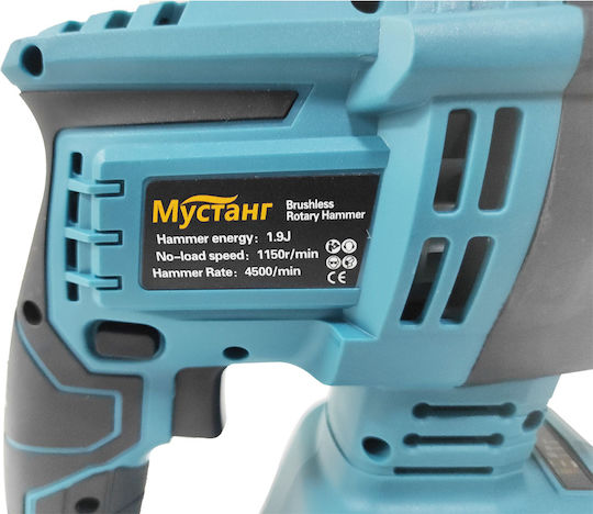 Mustang Percuție Ciocan rotopercutor Baterie Fără perii 21V cu Suport SDS Plus