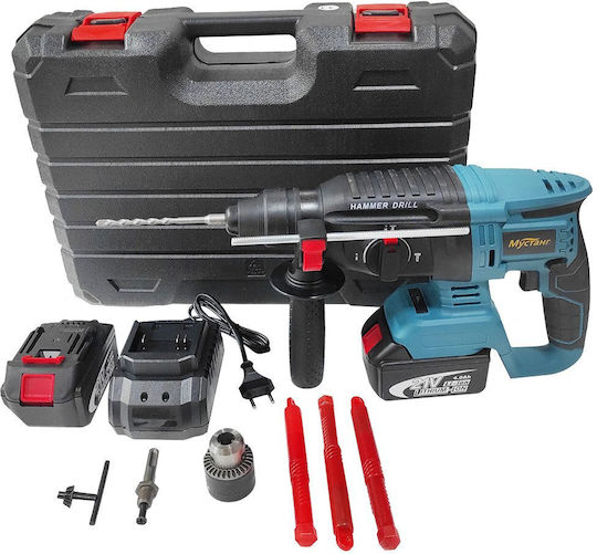 Mustang Percuție Ciocan rotopercutor Baterie Fără perii 21V cu Suport SDS Plus