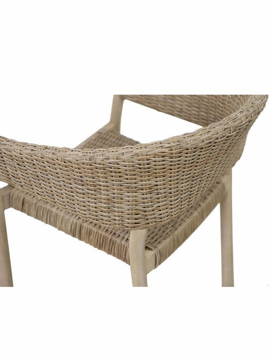 Scaun de exterior Lemn Sumatra Physics 4buc 64x57x78cm