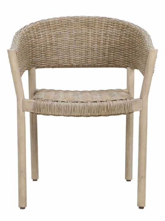 Scaun de exterior Lemn Sumatra Physics 4buc 64x57x78cm
