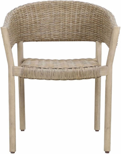 Scaun de exterior Lemn Sumatra Physics 4buc 64x57x78cm