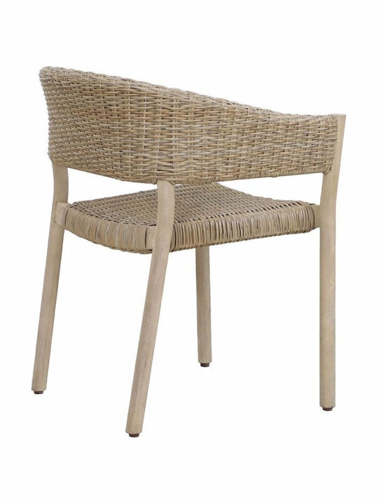 Scaun de exterior Lemn Sumatra Physics 4buc 64x57x78cm