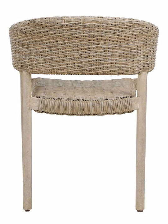 Scaun de exterior Lemn Sumatra Physics 4buc 64x57x78cm