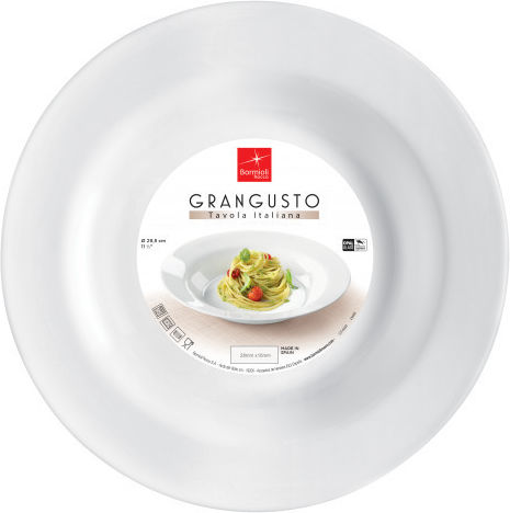 Bormioli Rocco Grangusto Πιάτο Ζυμαρικών Γυάλινο