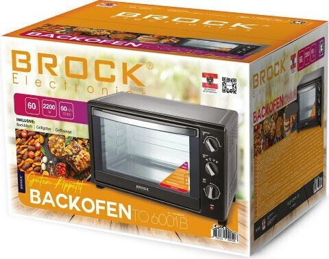 Brock Electric Countertop Oven 60lt No Burners with Hot Air